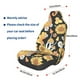 thumbnail image 3 of Fotbe Mushrooms Honeycomb Funda para Asiento de Auto con Estampado – Impermeable y Antisudor – Ajuste Universal, Lavable a Máquina, Antideslizante (1 Pieza), 3 of 5