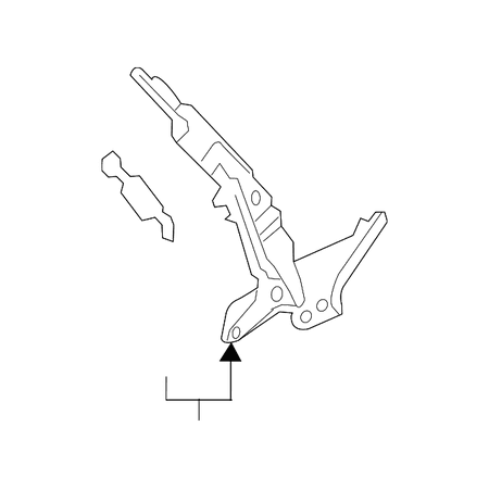 Genuine OE Audi Hood Hinge - 8W6-823-302-D