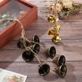 thumbnail image 2 of 4Pcs Witch Bells for Door Witch Hanging Bells Witch Wind Chimes Door Knob Hanger Home Protection Bells Witchcraft Supplies for Boho Home Decor Witchcraft Decor - Antique Bronze & Gold, 2 of 9