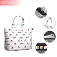 thumbnail image 2 of White Cow Colorful Moo Pattern Travel Tote Bags for Women Carry On,Large Weekender Bags for Women Travel,Multi Functional Duffle Bag for Work,Shopping,Sports, 2 of 5