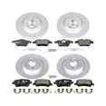 thumbnail image 2 of Power Stop Front and Rear Euro-Stop ECE-R90 Certified Brake Pad and Rotor Kit ESK5611, 2 of 5