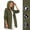 #0242-Army Green, variant on Women’s Softshell Windbreaker Jacket Water Resistant Lightweight Outdoor Coat with Hood Pockets for Hiking Camping Travel