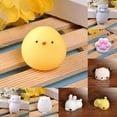 thumbnail image 3 of UDIYO Cute Soft Rabbit Pig Cat Animal Stress Relief Squeeze Toy Decompression Kids Gift, 3 of 7