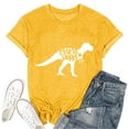 thumbnail image 1 of Daznico Hauts pour Femmes, Hauts d'Été pour Femmes, Haut Imprimé Mode Femme Col Rond Ample T-Shirt, T-Shirts pour Femmes, Chemises pour Femmes, 1 of 2