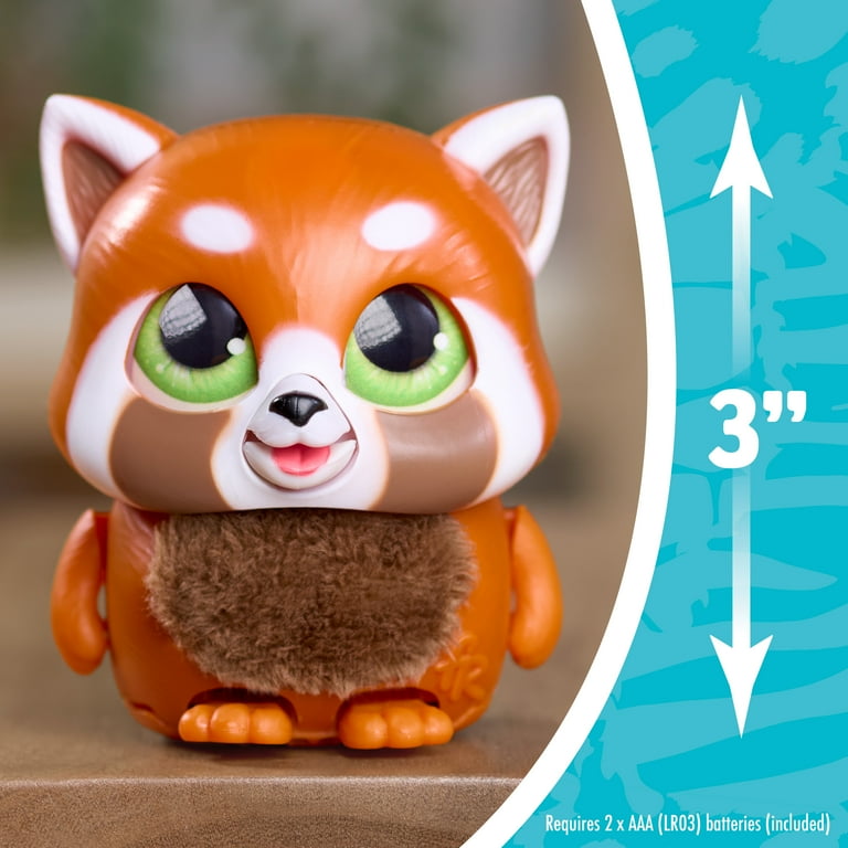 furReal Handfuls Shy the Red Panda, 3.5 inch Interactive Panda