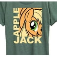 thumbnail image 3 of My Little Pony - Character Block Apple Jack - Women's Short Sleeve Graphic T-Shirt, 3 of 5