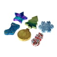 thumbnail image 2 of Adorno de Navidad Bewildely molde de resina silicona copo de nieve muñeco de nieve, 2 of 6