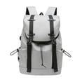 thumbnail image 2 of Mochila para laptop Bolsa de trabajo liviana a gran capacidad para negocios de hombres y mujeres Gris, 2 of 8