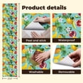 thumbnail image 5 of Peel and Stick Wallpaper Tropical Fruit Bananas Pineapple Pomegranate Citrus Wall Mural 23.6in x 9.8ft Self Adhesive Removable Wall Paper Renter Friendly Wallpaper for Kids Bedroom Kitchen Nursery, 5 of 8