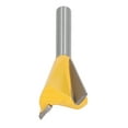 thumbnail image 3 of 1/4 Router Bit Dovetail Router Bits 14 Shank Dovetail Shape Wood Grooving Cutter Sharply Efficient Woodworking Router Bit, 3 of 8
