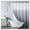 Gray, variant on Textured Ombre Shower Curtain for Bathroom, 3D Embossed Ruffle Waterproof Shower Curtain, Fabric Farmhouse Style with 12 Hooks Set, 72x72 inch, Blue