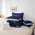 thumbnail image 6 of Castle Fairy Children Gamer Bedding Comforter Set,Futuristic Geometric Full Bedding Set, 6 of 8