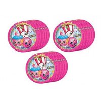 3X Shopkins Small 7 Inch Round Dessert Plates for 24 People