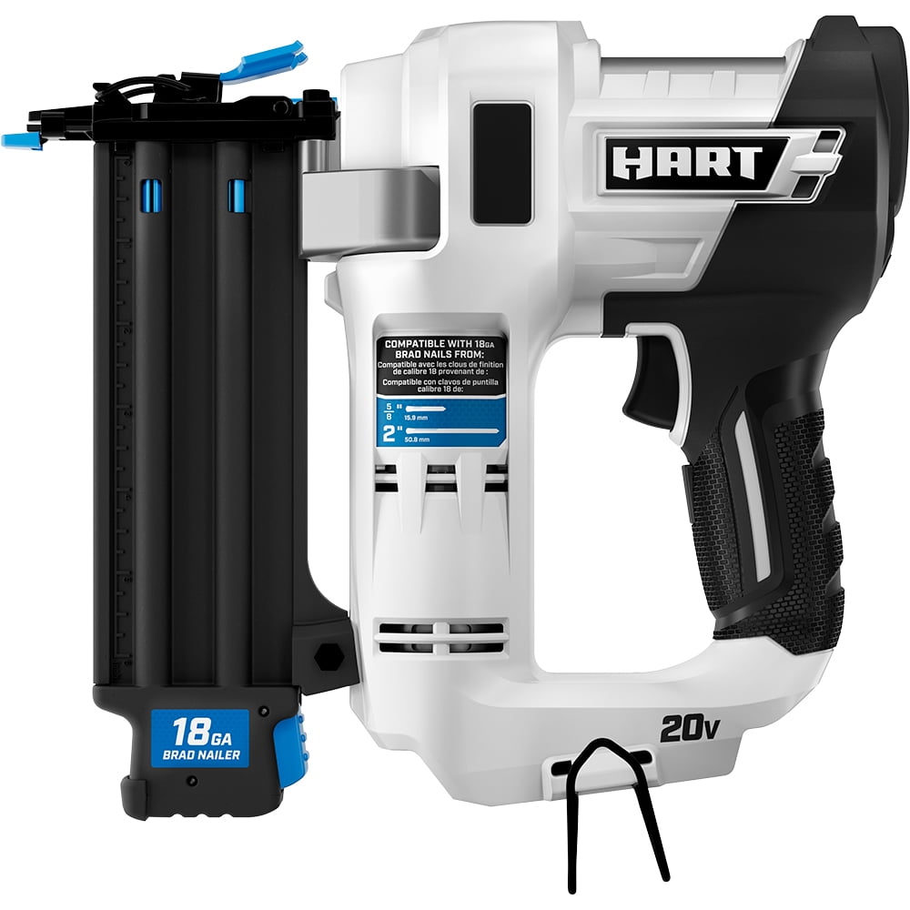 HART 20-Volt 2-inch 18-Gauge Battery-Powered Brad Nailer (Battery Not Included)