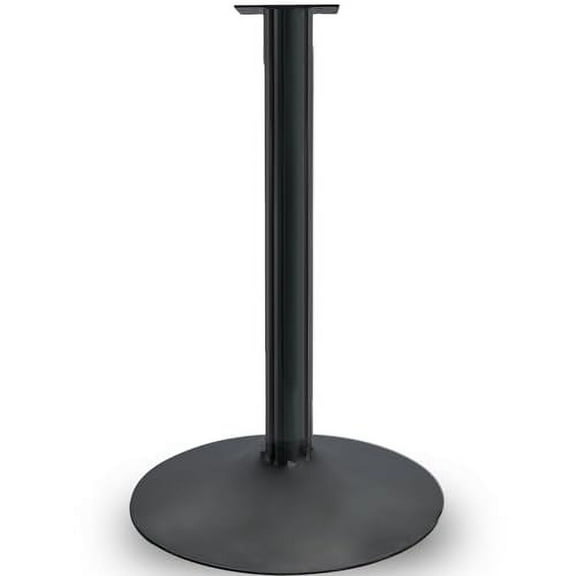 Single Metal Stand with Square Flange and Round Base for Candy Gumball Capsule Vending Machines