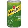 thumbnail image 2 of Schweppes Caffeine-Free Ginger Ale, 7.5 Fl Oz, 8 Count, 2 of 4