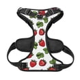 thumbnail image 4 of Kdxio Hand Drawn Strawberry Print No Pull Dog Harness Adjustable Reflective Oxford Easy Control Medium Large Dog Harness for Training and Everyday-Small, 4 of 8