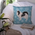 thumbnail image 3 of Winter Snowflake Dog Profile Art Fabric Decorative Pillow, 3 of 4