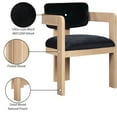 thumbnail image 2 of Meridian Furniture Sacha Black Velvet Dining Chair (Set of 2), 2 of 9