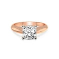 thumbnail image 3 of 2 Carat IGI Certified Radiant Shape Lab Grown Diamond Engagement Ring | 14K Rose Gold |Eloise Solitaire Knife Edge Lab Diamond Ring | FG-VS1-VS2 Quality Friendly Diamonds, 3 of 5