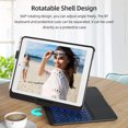 thumbnail image 4 of Teclado con carcasa protectora TFixol Black para iPad Pro 11 218 22 221&ipad Air4 1.9 22&iPad Air5 222, 4 of 8