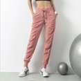 thumbnail image 3 of Pantalones deportivos adelgazantes para fitness, pantalones de correr con piernas sueltas para mujer, pantalones de entrenamiento de baile de otoño, pantalones de secado rápido, ropa de yoga, 3 of 4