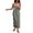 Gray, variant on TOUMENY Women Casual Sleeveless Romper Spaghetti Strap High Waist Wide Leg Jumpsuit Solid Loose Spring Fall Travel Vacation Jumpsuits Army Green L