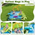 thumbnail image 5 of Costway Inflatable Play Center with Slide, Giraffe-shaped Sprinkle for Backyard, Garden, 5 of 10