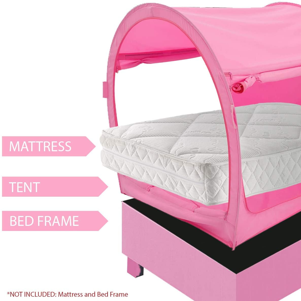 Bed Tent Full Size for Unisex Pink by Alvantor(Mattress Not Included)