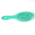 thumbnail image 1 of Dientes finos PP Peine Scalp Masaje enderezamiento Masajeador Masajeador Profesional Barberos Salón Portátil Travel Estilismo Herramientas Verde Inevent CE001318-06, 1 of 7