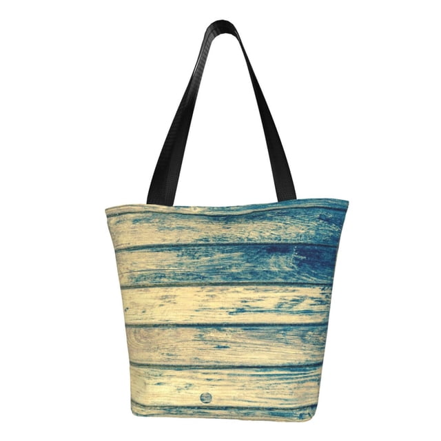Easygdp Retro Wooden Bolso de Hombro para Mujer, Bolso Bandolera y Cartera de Mano Elegante para Uso Diario