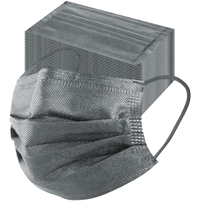 EcoNesxp Beautiful and elegant gray disposable mask three-layer protective mask dustproof and breathable gray disposable mask three-layer protective mask dustproof and breathable