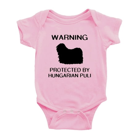 

Warning: Protected by A Hungarian Puli Dog Funny Baby Rompers Infant Clothes (Pink 0-3 Months)