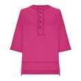 thumbnail image 4 of Womens Oversized T Shirts Loose Fit Crewneck Short Sleeve Tops Summer Casual Blouse Y2K 2024 Basic Tee, 4 of 4