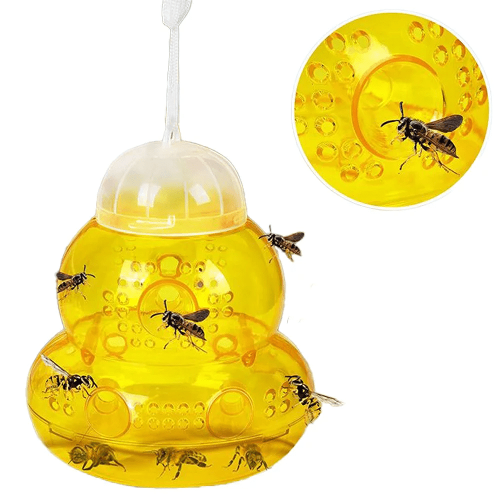 Wasp Traps Outdoor Hanging, Yellow Jacket Killer, Reusable Carpenter