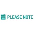 thumbnail image 1 of Printtoo Please Note Self Inking Rubber Stamp Pre-Inked Office Stamp- Home Office Business Stationery, Green- 42 x 9 mm, 1 of 7