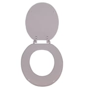 Mainstays Round Molded Wood Toilet Seat, White