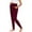 Wine, variant on Luxalzxs Women's Maternity Leggings Over The Belly Pregnancy Active Wear Workout Yoga Tights Pants with Pockets
