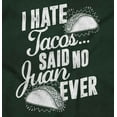 thumbnail image 2 of I Hate Tacos Said No One Ever Pun Hoodie Sweatshirt Women Men Brisco Brands 3X, 2 of 6