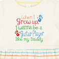 thumbnail image 4 of Inktastic Guitar Player Like Daddy Girls Baby Dress, 4 of 5