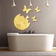thumbnail image 5 of Mariposa volando espejo acrílico pegatina de pared dormitorio decoración del hogar, 5 of 5