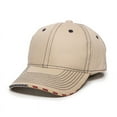 thumbnail image 4 of Outdoor Cap USA-800 Structured with Flag Sandwich-Khaki, 4 of 8