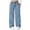 Blue, variant on biudgviw Jeans for Women Casual Wide Leg High Waisted Stretchy Fall Denim Pants Classic Loose Fit Streetwear with Pockets