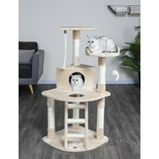 Go Pet Club F08 48 in. Beige Cat Tree Condo Furniture