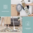 thumbnail image 6 of Brown Ethnic Floral and Mandala Pattern Kitchen Rugs Sets Of 3,Kitchen Runner Rugs Non Skid Washable,Decorative Kitchen Floor Mats for Kitchen,Sink,Laundry,17"x30"+ 17"x47" + 17"x59", 6 of 6