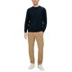thumbnail image 4 of s.Oliver Jersey de punto para hombre - básico, cuello redondo, algodón, liso Azul oscuro L (Large), 4 of 4