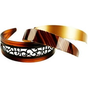 Scunci Black Filigree Headband With Inte