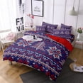 thumbnail image 1 of MAWCLOS Coverlet Set Printed Quilt Sets 3 Pieces Christmas Microfiber Bedspread Lightweight Comforter Breathable Ultra Soft With 2 Pillowcases Style K Twin, 1 of 1