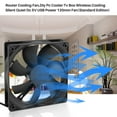thumbnail image 1 of Router Cooling Fan,Diy Pc Cooler Tv Box Wireless Cooling Silent Quiet Dc 5V USB Power 120mm Fan(Standard Edition), 1 of 7