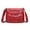 Red, variant on Stylago Leather Messenger Bags Women's Vintage Crossbody Purses Multiple Zipper Pockets Tote Shoulder Bag with Adjustable Strap Blue